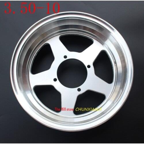 High performance 3.50-10 aluminum wheel hub10 inch Electric tricycle scooter aluminum wheel hub closed car four wheeled vehicle