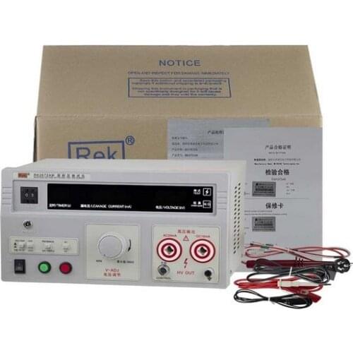 Rek RK2672AM High Accuracy AC/DC 5KV Withstanding Voltage Tester Pressure Hipot Tester Free+Fast Shipping