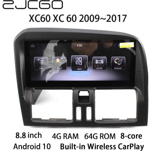 Car Multimedia Player Stereo GPS DVD Radio Navigation NAVI Android Screen Monitor for Volvo XC60 XC 60 2009~2017