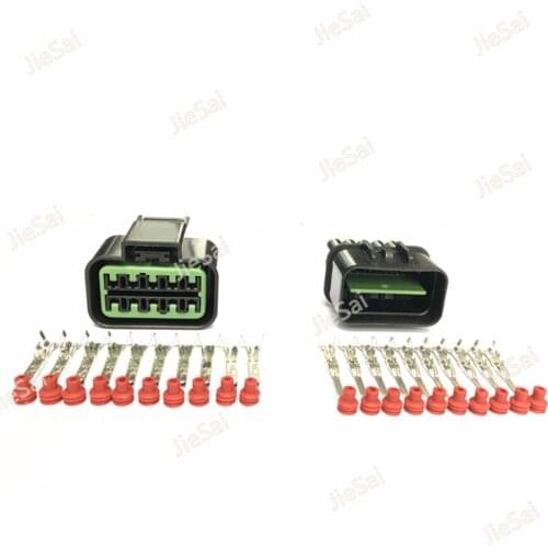 10 Pin Automotive Connector Female Male KUM Waterproof Auto Plug PB625-10027 PB621-10020