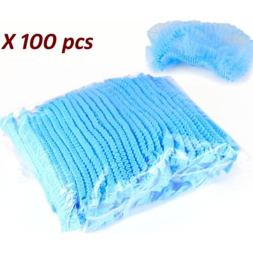 100pcs Microblading Accesories Permanent Makeup Disposable Hair Net Caps Sterile Hat For Eyebrow Tattooing