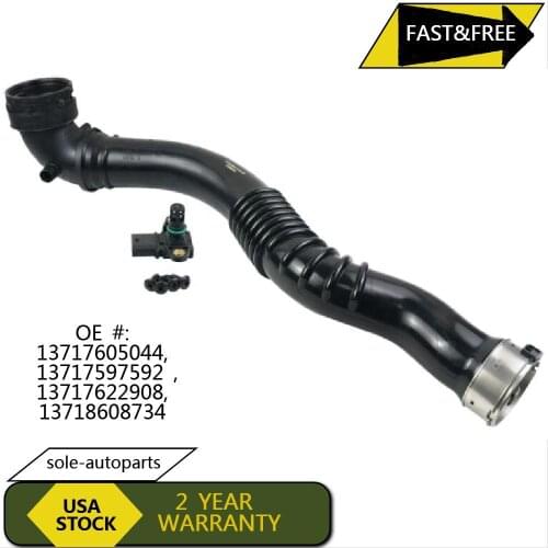 AP03 1 piece Intake Hose Intercooler to Throttle Housing for BMW F20 F30 F32 125i 220i 320i 328i X3 X4 13717605044