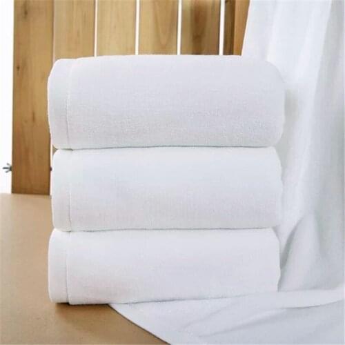 White color 5 stars Hotel Bath Towel 70x140 cm high quality 500 grams Bath Towel 100 pieces wholesale customize