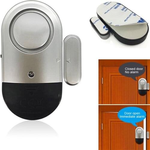Wireless Door Window Magnetic Sensor Detector Alarm Alert Siren For Smart Home House Security Alarm Alert Magnetic Sensor Home
