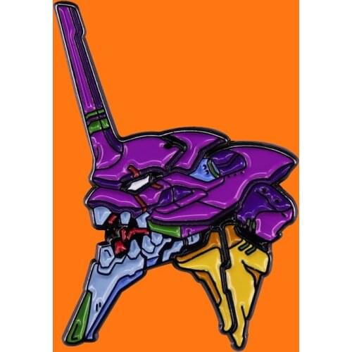 Eva MechWarrior Cartoon Brooch Creativity Metal Enamel Pin Children Fashion Jewelry Gifts Backpack Hat Bag Collar Lapel Badges