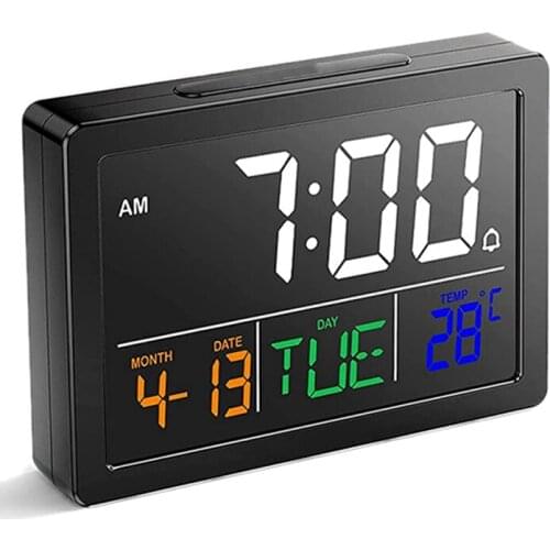 Alarm Clock For Sleepers, LED Digital Alarm Clock For Bedroom,USB Charger Desk Small Clock For Kids And Adults