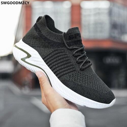 Black Sports Shoes for Male Running Shoes Men Sneakers Luxury Brand Non-leather Casual Shoes for Man 2021 Unisex Chaussure Homme