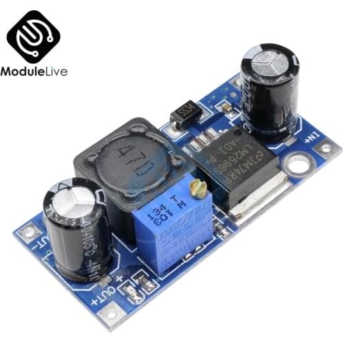 DC-DC 3A Buck Converter Step Down Module LM2596 Power Supply Board Output 4V-35V 1.23V-30V 150KHz Adjustable Voltage Regulator