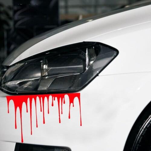 Halloween Decoration Stickers 3D funny Car-Styling 15*11cm Halloween Horror Blood Drips car home glass window laptop stickers