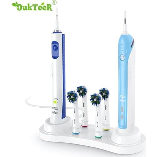 Electric Toothbrushes Holder Stand Support With Charger Hole Toothbrush Heads Base for Oral B D12 D20 D16 D10 D34