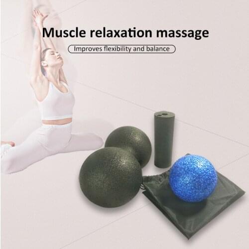EPP Lacrosse Myofascia Ball Peanut Massage Ball High Density Lightweight Fitness Body Fascia Massage Yoga Exercise Relieve Pain