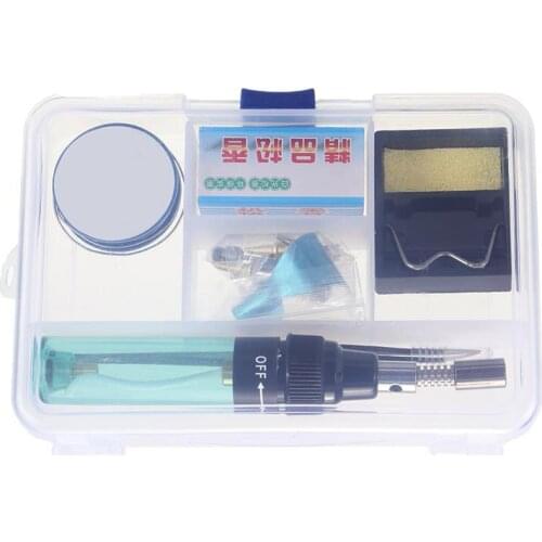 Gas Soldering Iron Electric Handskit Portable Butane Gas Welding Soldering Irons Multi-function Cordless Torch Welder Tool Box