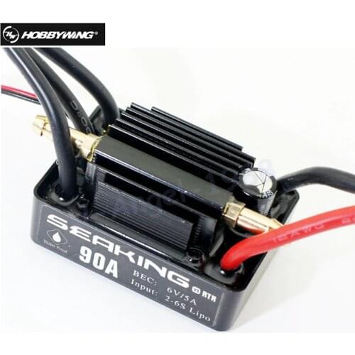 Hobbywing RC Model SEAKING 90A V3 RTR RC Hobby Ship Brushless Motor ESC for RC R/c Racing Boat