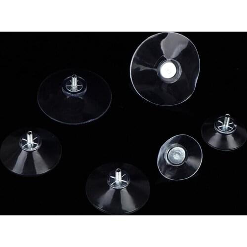 2pcs Metal Nut Stud Thread With Thumb screw Sucker Suction Cup Bathroom Window Glass Wall Mount Furniture Fixture Sign Holders