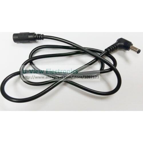 NCHTEK 90 Degree Angled DC 12V Power 5.5x2.5mm Male to DC 5.5x2.5mm Female Plug Extension Cable For CCTV 90CM/Free Shipping/5PCS