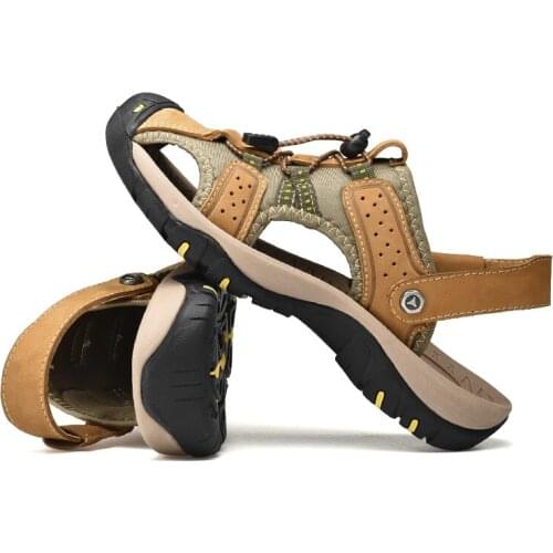 Para playa man outdoor big beach sandalet cuir romanas sandals deportivas slide work for classic hombre shoes sandal piel erkek