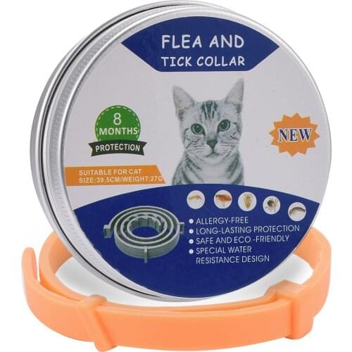Pet Flea and Tick Collar for Dogs Cats Up To 8 Month Flea Tick Prevention Collar Anti Mosquito Insect Repellent Puppy Supplies
