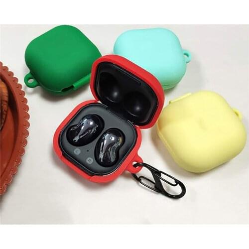 Anti-fall Shockproof Earphones Protective Case for Samsung Galaxy Buds 2/ Buds Pro/ Buds Live Accessories Silicone Headset Cover