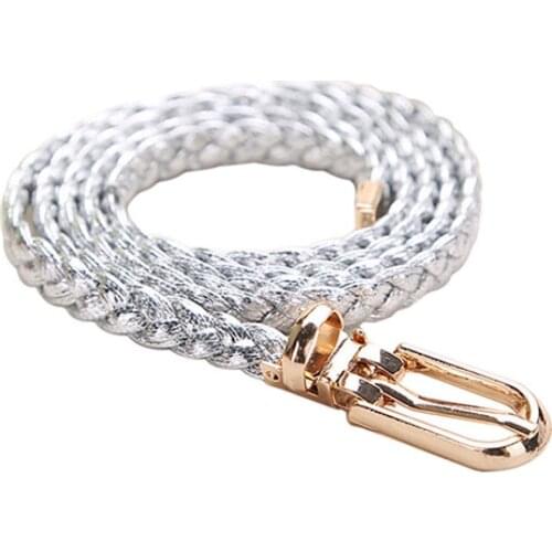 Women Belt Strap Braided PU Leather Narrow Thin Buckle Strap Waist Belt All-Match Waistband Female Thin Belts Ladies on Dresses