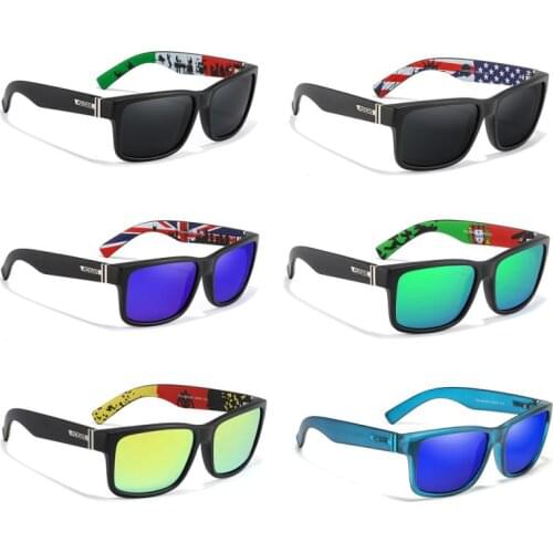 Polarized Square Sunglasses Fashion Sports Mens Colorful Real Film Sunglasses Outdoor Discoloration Sunglasses Born For Outdoor