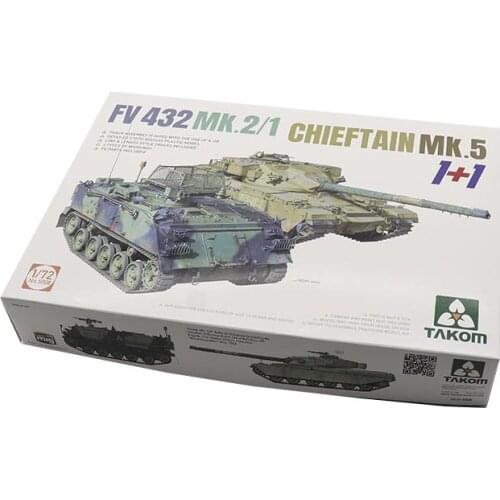Takom 5008 1/72 scale FV 432 MK.2/1 CHIEFTAIN MK.5 1+1