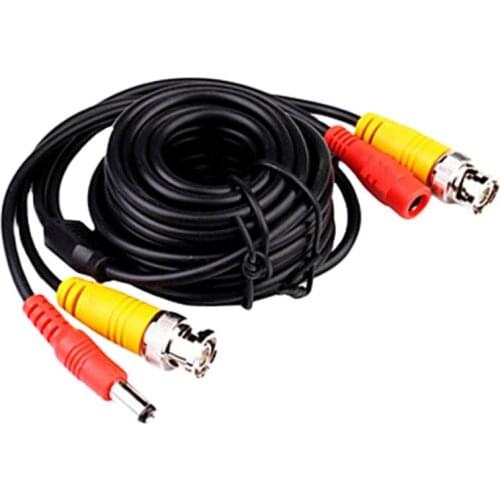 5M,10M,15M,20M,30M,40M,50M BNC Signal Extension Lead Video Power COPPER CABLE BNC Video DC Power Cable Lead For CCTV Camera DVR