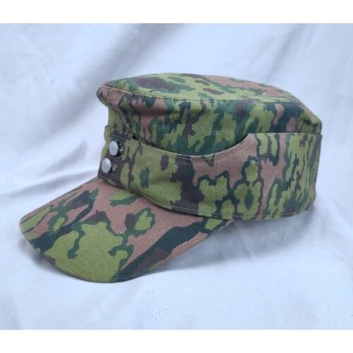 WW2 WWII GERMAN ARMY M43 SPRING OAKLEAF CAMO camouflage HAT FIELD MILITARY CAP IN SIZES