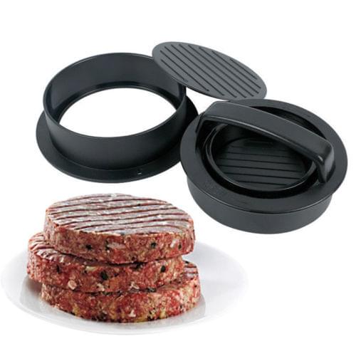 1pcs Stuffed Burger Press Hamburgers Grill BBQ Patty Maker Juicy Meat Grinder 3 in 1 Manual Press Patties Cookery Utensil