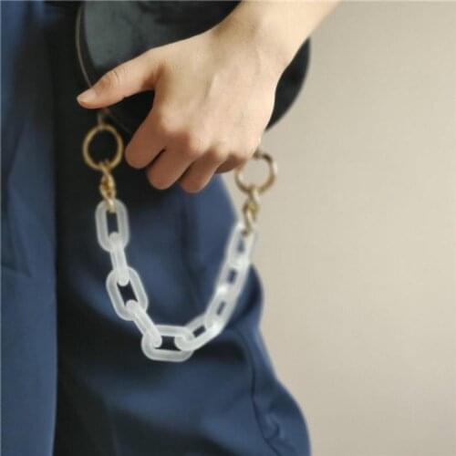 Acrylic High Quality Purse Chain Metal Shoulder Handbag image 0 Acrylic High Quality Purse Chain Metal Shoulder Handbag image 1