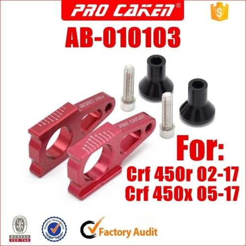 Rear axle block Spindle chain adjuster Falling Protection cap for honda crf450x crf450r crf 450r 450x dirt bike part motorcross