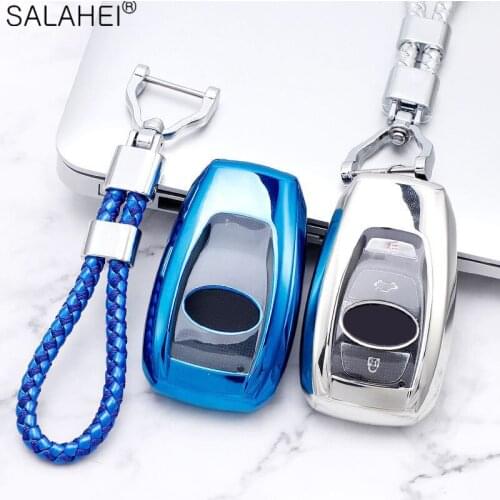TPU Car Key Case Full Cover For Subaru XV BRZ Forester 2019 Legacy Outback Car Protection Accessories Shell