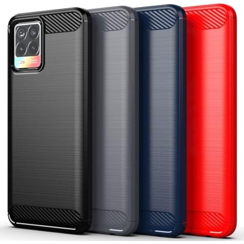 For OPPO Realme 8 Case For Realme 8 Cover Funda Coque Soft Silicone Shockproof Phone Bumper For Realme 8