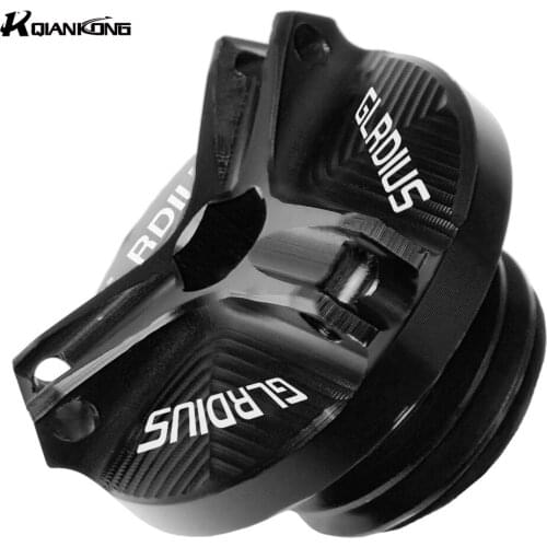 For Suzuki SFV650 GLADIUS 2009 2010 2011 2012 2013 2014 2015 2016 Motorcycle Aluminum Engine Oil Filter Cup Plug Cover screws