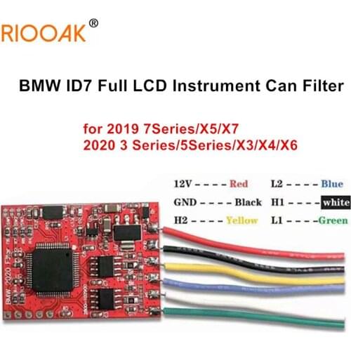 For BMW Full LCD Instrument Can Filter Mileage Correction CAN Filter for 2019 7Series/X5/X7 2020 3 Series/5Series/X3/X4/X6