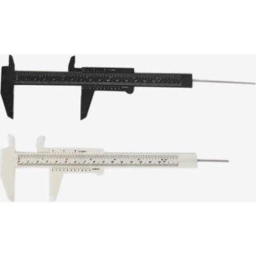 Biomaser Double Scale Sliding Gauge Eyebrow Ruler Tattoo Permanent Makeup Eyebrow tattoo Measuring Ruler Caliper Measure Tools