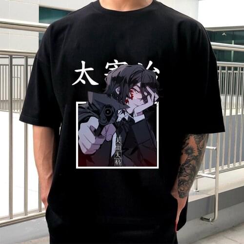 Bungo Stray Dogs Print Man/Women T Shirt Graphic Tees Summer Tops Harajuku Clothes Shirt