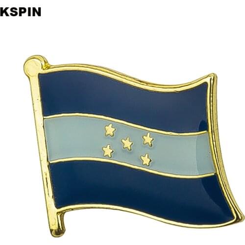 Honduras Flag Chapas Metalicas Decorativas Vinatage Brooches for Men/Women KS-0077