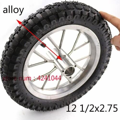 Package post Mini off-road motorcycle parts small off-road vehicle front and rear wheel assembly 12 1/2X2.75 wheel tyre
