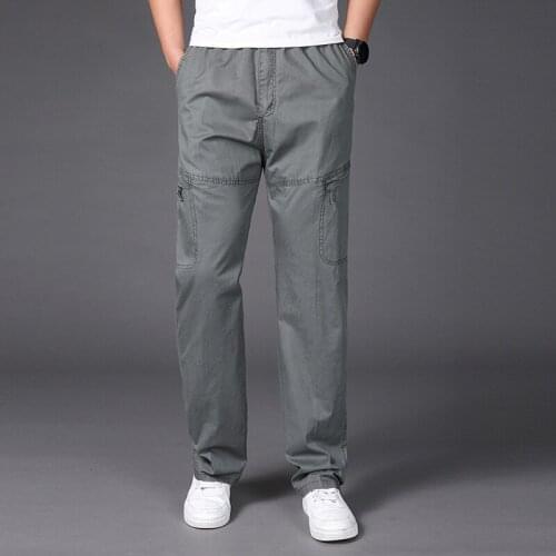 Men 2021 Cargo Pants Streetwear Jogger Pant Sagging Cotton Trousers Casual Tactical Joggers Sweatpants Men Pants Large size
