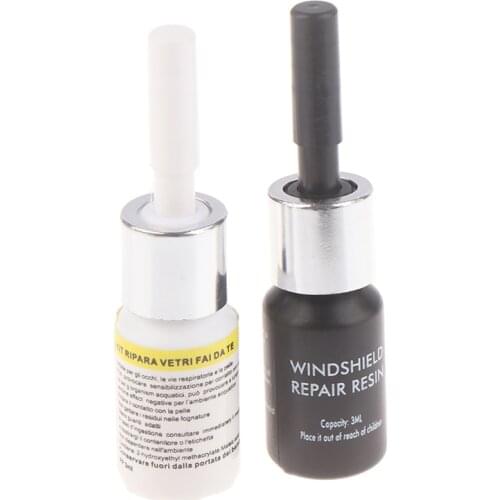 2pcs Windshield Repair Kit Car Windshield Repair Resin Kit DIY Auto Glass Crack Restore Tool Car Window Curing Glue