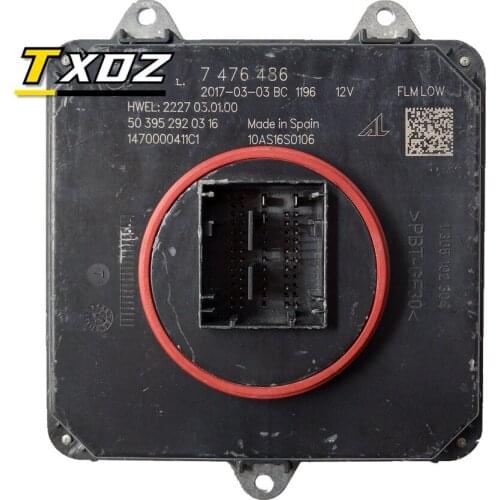 Original Used 7476486 For BMW 5 Series G30 G38 518d 520i 530d 530i Headlight DRL LED Control Unit Module 63117476486