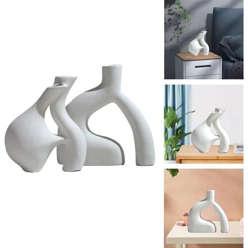 The Simplest Decorative Studio Decorative 2 Piece Centerpiece Elegant Ceramic