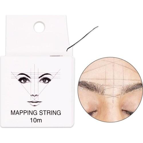 Mapping Pre-ink String For Microblading Eyebow Make Up Dyeing Liners Thread Semi Permanent Positioning Eyebrow Measuring Tool