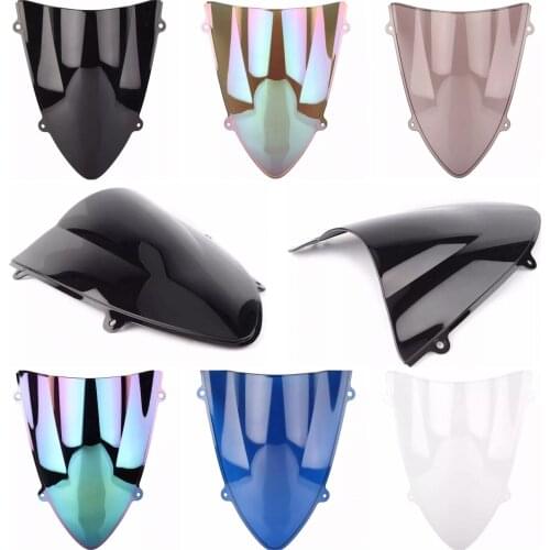 For Kawasaki NINJA 250 EX250 ZX250R Windshield WindScreen Double Bubble EX ZX 250R 2008 2009 2010 2011 2012