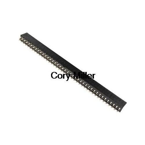 80 Pins Double Row Flat Header Socket Connector