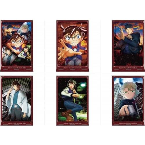 Anime Detective Conan Case Closed Kudou Shinichi Furuya Rei Akai Shuichi Haibara Ai Acrylic Stand Model Plate Square Desktop Toy