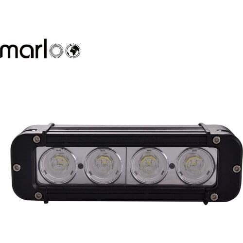 Marloo 2X 8 inch 40W 2900lm Single Row LED Off Road Light Bar Auto Work LED Light For Hummer Truck Jeep ATV UTV Wrangler SUV