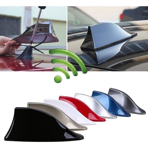 Car Shark Fin Antenna Auto Radio Signal Aerials Roof Antennas for BMW/Honda/Toyota/Hyundai/VW/Kia/Nissan Fin On Car