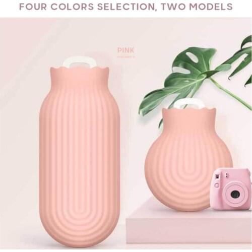 1Pc Winter Hot Water Bottle Student Portable Hand Warmer Can Microwave Heating Explosion-proof Hot Water Bottle