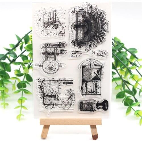 KSCRAFT Vintage Transparent Clear Silicone Stamps for DIY Scrapbooking/Card Making/Kids Crafts Fun Decoration